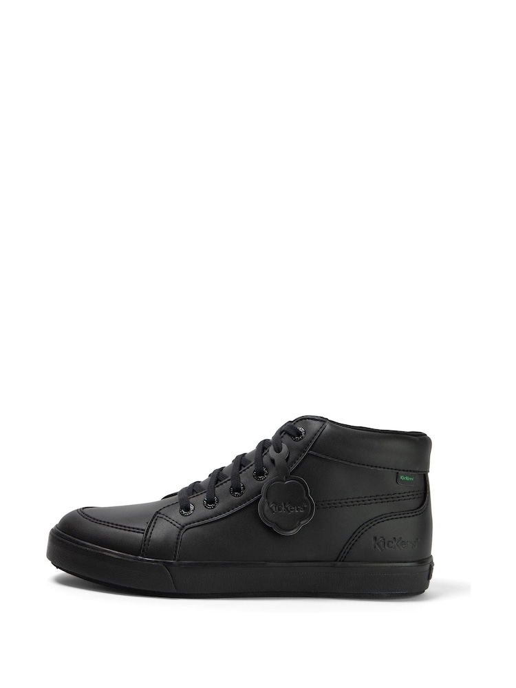 Kickers Black Unisex Adult Tovni Hi Shoes - Image 2 of 8 Kickers Black Unisex Adult Tovni Hi Shoes - Image 2 of 8