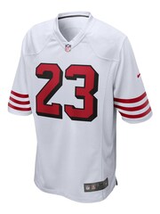 Nike White NFL San Francisco 49ers Secondary Alternate Jersey - Christian McCaffrey - Image 2 of 3