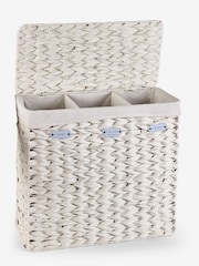 Cream Hepworth Wicker Sorter Laundry - Image 3 of 11