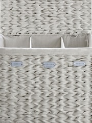 Cream Hepworth Wicker Sorter Laundry - Image 7 of 11