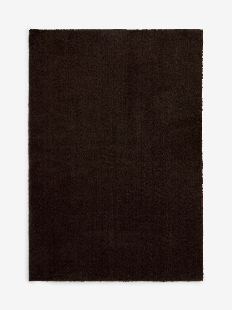 Chocolate Brown Sumptuously Soft Rug - Image 5 of 5