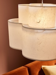 MADE.COM White 2 Tier Giana Pendant Ceiling Light - Image 2 of 4