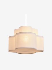 MADE.COM White 2 Tier Giana Pendant Ceiling Light - Image 5 of 7