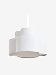 MADE.COM White 2 Tier Giana Pendant Ceiling Light - Image 6 of 7