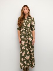 Kaffe Velana Maxi Shirt Dress - Image 1 of 5