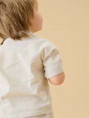 MORI Green Stripe Woven Shirt - Image 2 of 5