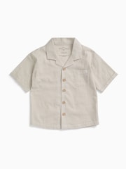 MORI Green Stripe Woven Shirt - Image 5 of 5