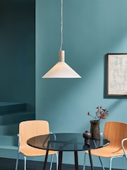 MADE.COM White Mirissa Pendant Light - Image 1 of 4