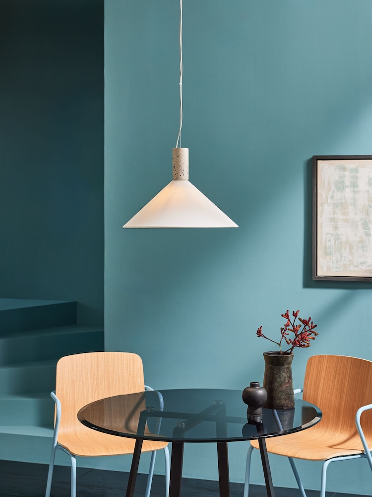 MADE.COM White Mirissa Pendant Light - Image 1 of 4