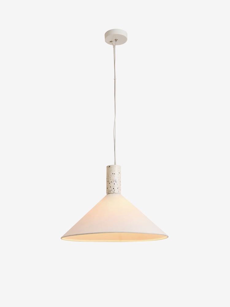 MADE.COM White Mirissa Pendant Light - Image 4 of 4