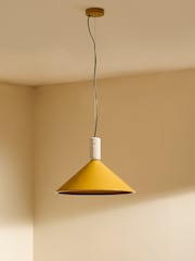 MADE.COM Yellow Mirissa Pendant Light - Image 2 of 6