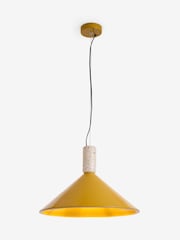 MADE.COM Yellow Mirissa Pendant Light - Image 5 of 6