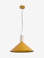 MADE.COM Yellow Mirissa Pendant Light - Image 6 of 6