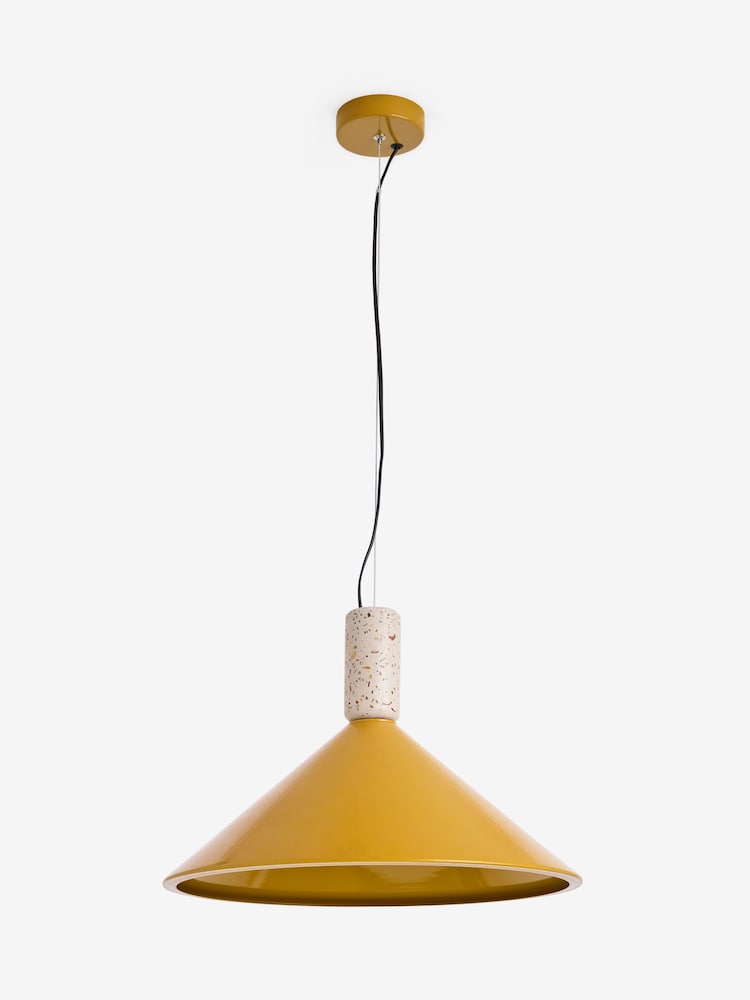 MADE.COM Yellow Mirissa Pendant Light - Image 6 of 6 MADE.COM Yellow Mirissa Pendant Light - Image 6 of 6
