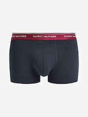 Tommy Hilfiger Blue Premium Essentials Trunks 3 Pack - Image 5 of 7