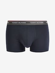 Tommy Hilfiger Blue Premium Essentials Trunks 3 Pack - Image 6 of 7