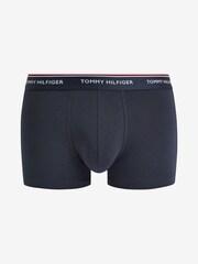 Tommy Hilfiger Blue Premium Essentials Trunks 3 Pack - Image 7 of 7