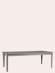 Laura Ashley Pale Charcoal Henshaw 6-8 Seater Extending Dining Table - Image 4 of 5