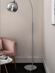 Chrome Roseville Floor Lamp - Image 1 of 8