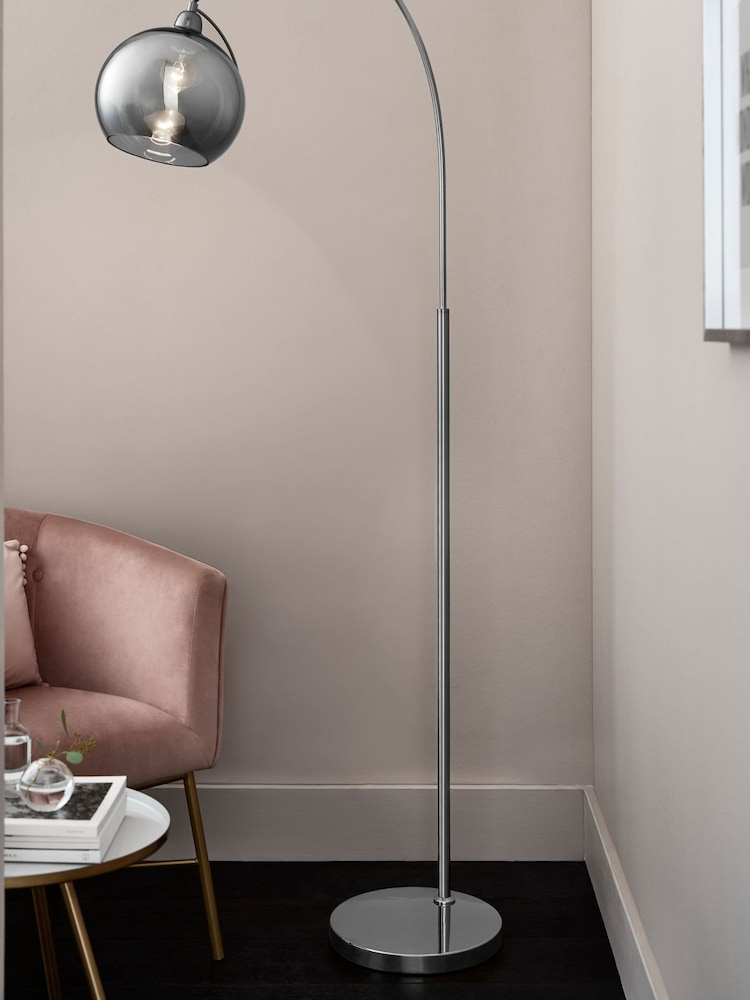 Chrome Roseville Floor Lamp - Image 1 of 8
