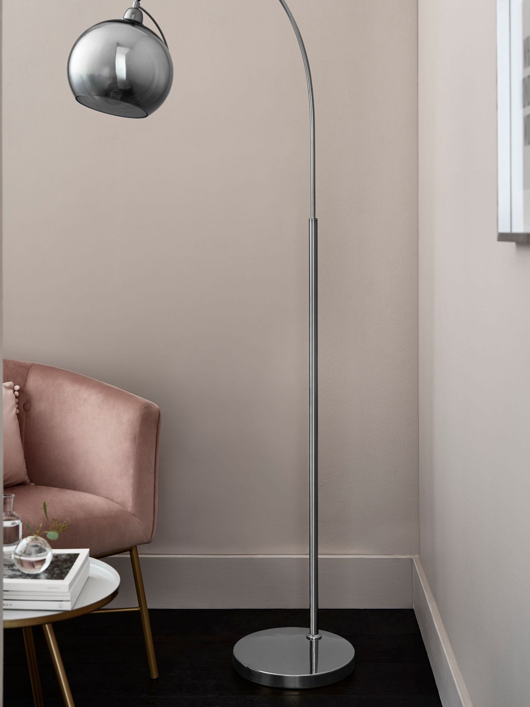 Buy Chrome Roseville Floor Lamp from the Next UK online shop