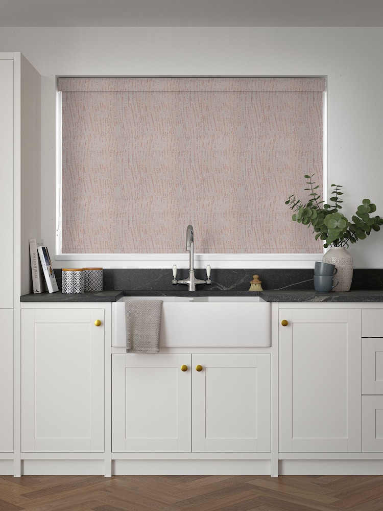 Amber Orange Waves Made to Measure Roller Blind - Image 2 of 6