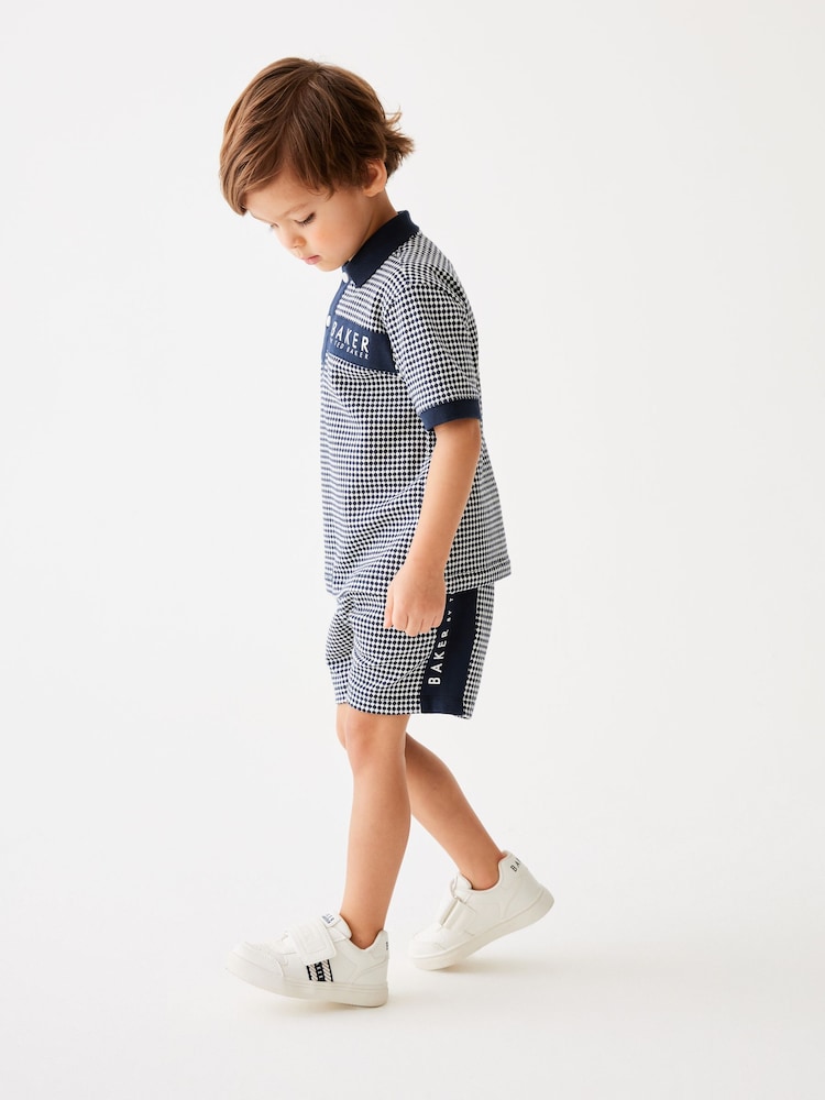Baker by Ted Baker Textured Polo Shirt and Short Set - Image 2 of 10 Baker by Ted Baker Textured Polo Shirt and Short Set - Image 2 of 10