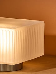 MADE.COM Silver/White Alma Table Lamp - Image 4 of 4