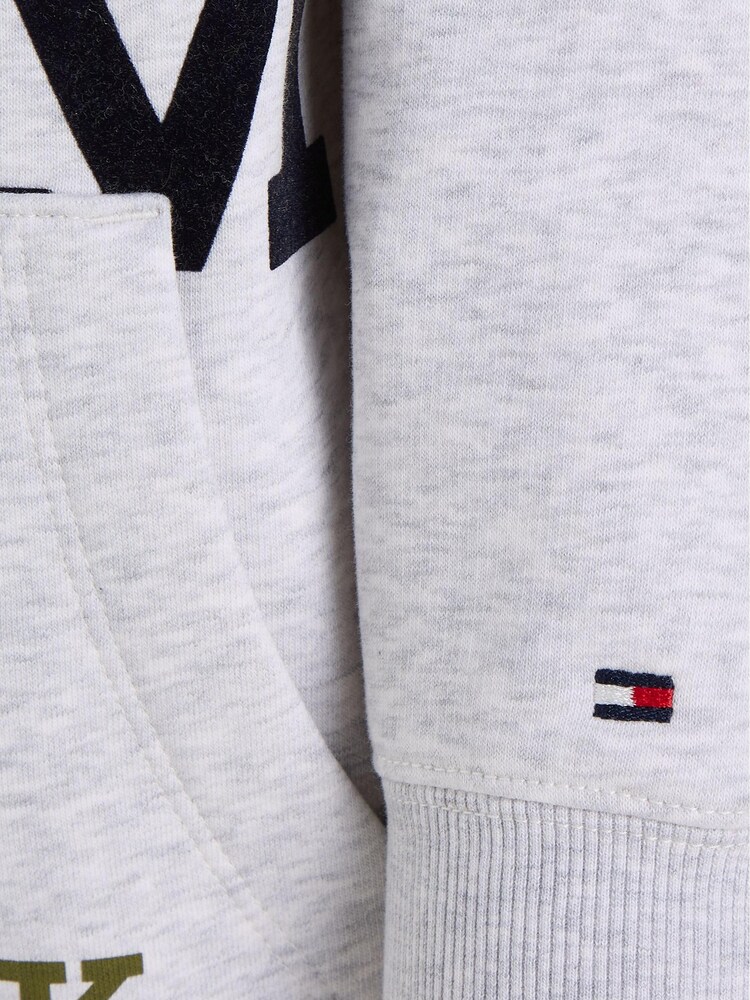 Tommy Hilfiger Kids Kapuzensweatshirt mit Logo, Grau - Bild 11 von 11