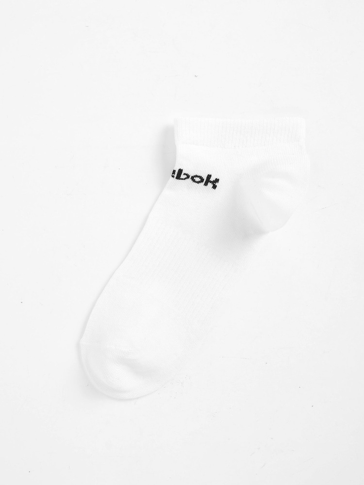 Reebok White Active Core No Show Socks 6 Pack - Image 1 of 2