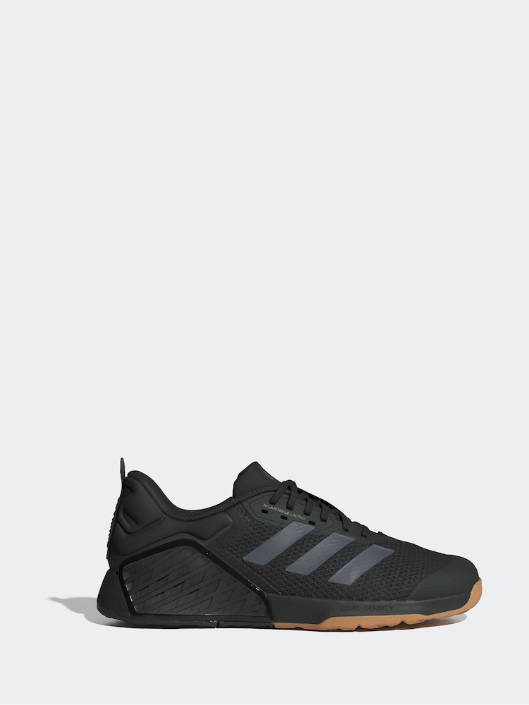 adidas Black Dark Dropset 3 Trainers - Image 1 of 17