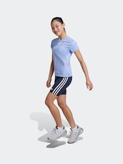 adidas Blue Kids Train Essentials T-Shirt and Shorts Set - Image 2 of 8