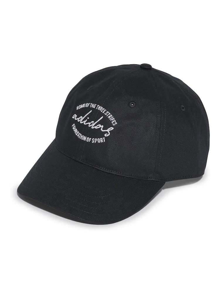 adidas Black Dad 100% Cotton Cap - Image 1 of 4