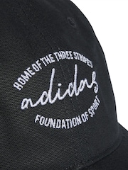 adidas Black Dad 100% Cotton Cap - Image 3 of 4