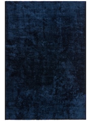 Asiatic Rugs Navy Milo Soft Touch Lustre Rug - Image 2 of 5