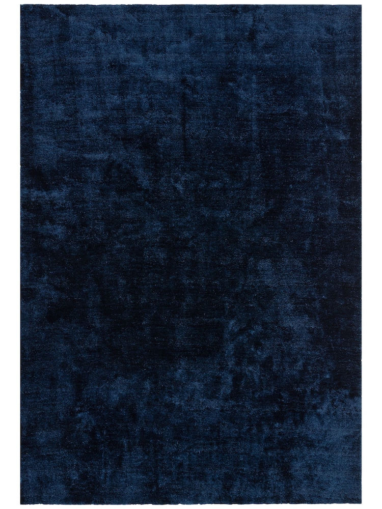 Asiatic Rugs Navy Milo Soft Touch Lustre Rug - Image 2 of 5