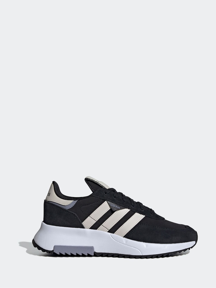 adidas White/Black Retropy F2 Trainers - Image 1 of 8 adidas White/Black Retropy F2 Trainers - Image 1 of 8