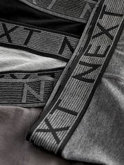 Grey 10 pack Cotton Rich Blend Hipsters Boxers - Image 6 of 6