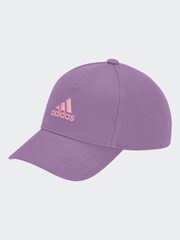 adidas Purple Kids 100% Cotton Cap - Image 1 of 2
