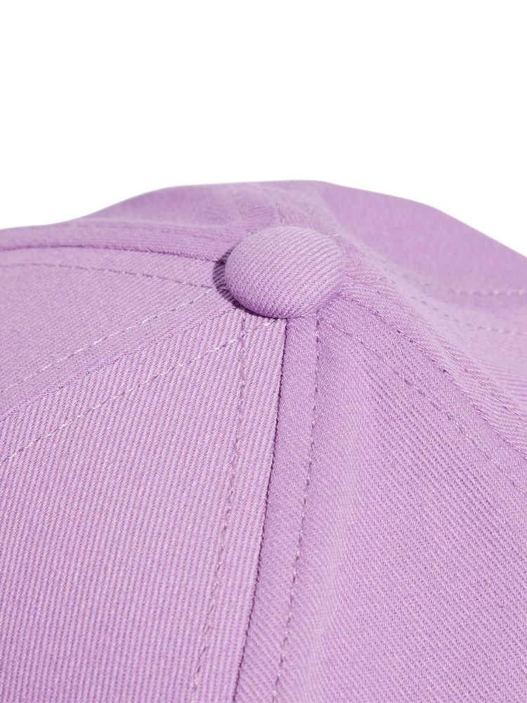 adidas Purple Kids 100% Cotton Cap - Image 4 of 4