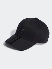adidas Black 100% Cotton Cap - Image 1 of 4