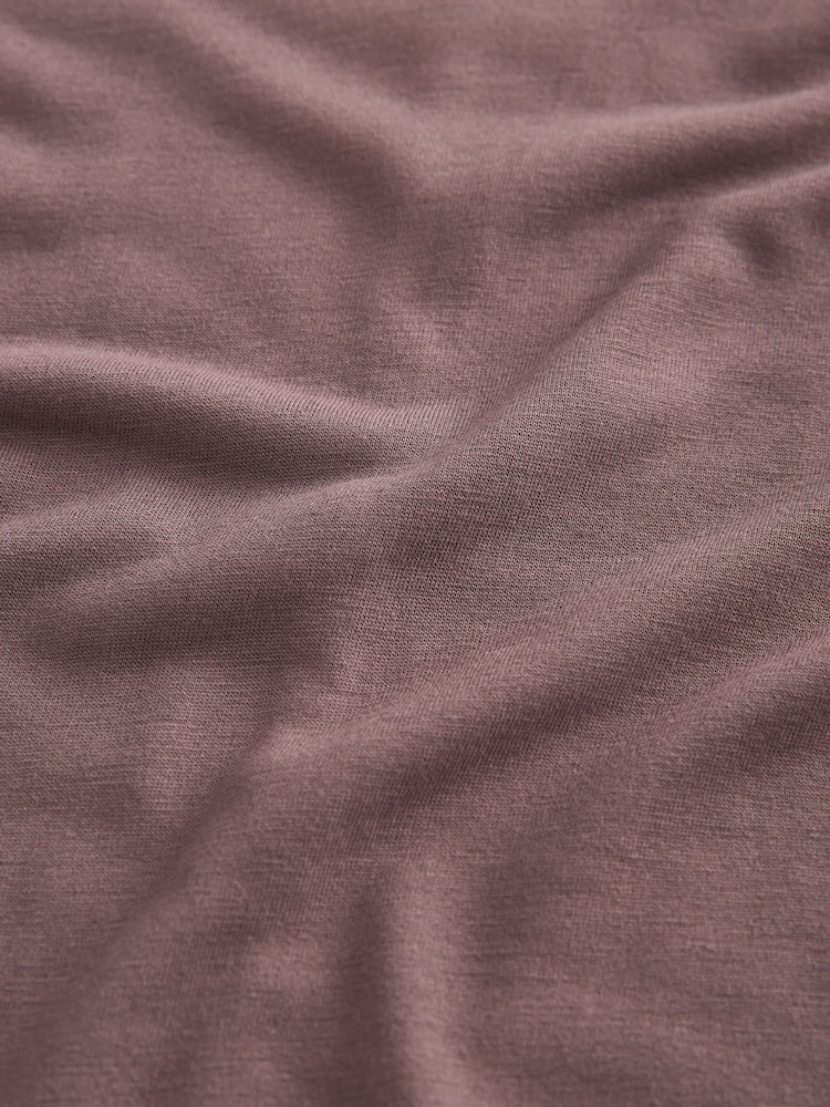 Brown Slouch V-Neck T-Shirt - Image 6 of 6