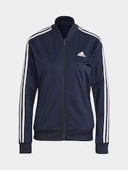 adidas Blue 3 Stripe Essentials Tracksuit - Image 7 of 7