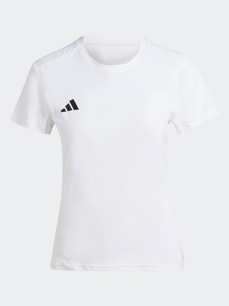 adidas White Adizero T-Shirt - Image 7 of 7