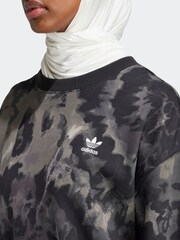 adidas Black Tie Dye Sweatshirt - Image 4 of 7