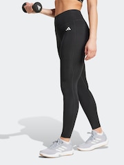 adidas Black Optime Essentials Leggings - Image 1 of 7