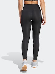 adidas Black Optime Essentials Leggings - Image 2 of 7