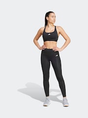 adidas Black Optime Essentials Leggings - Image 4 of 7