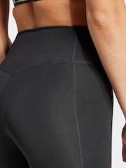 adidas Black Optime Essentials Leggings - Image 6 of 7