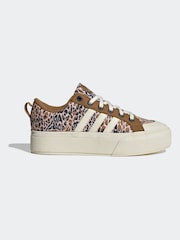 adidas Leopard Bravada 2.0 Platform Trainers - Image 1 of 9
